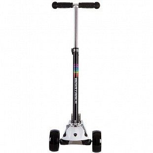 Самокат-кикборд Novatrack RainBow Подростковый Складной White 120SW.RAINBOW.WT8