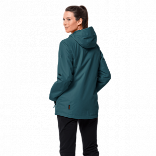 Куртка женская Jack Wolfskin Norrland 3In1 W dark jade