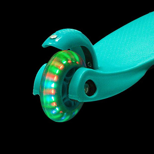 Самокат-кикборд Novatrack Disco-kids Turquois 120DISCOKIDS.SGN6
