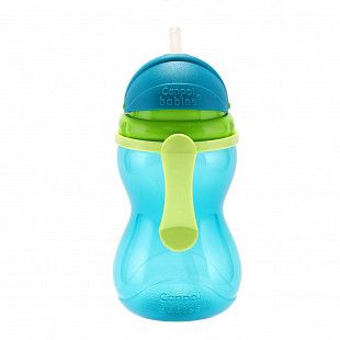 Поильник Canpol babies спортивный со складывающейся трубочкой 12м+ 370 мл (56/113_blu) blue
