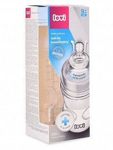 Бутылочка для кормления LOVI Medical+, 330 мл., 9 мес.+ (21/560)