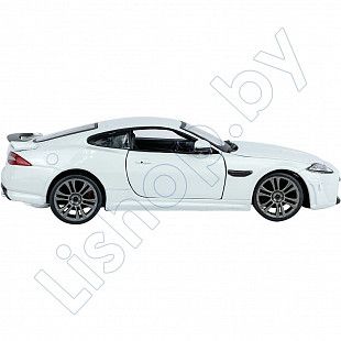 Машинка Bburago 1:24 Jaguar XKR-S (18-21063) white