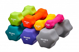 Гантель неопреновая Bradex 0,5 кг SF 0539 pink