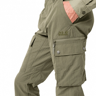 Ветрозащитные брюки мужские Jack Wolfskin Lakeside Pants M khaki