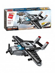 Конструктор Qman Combat Zones Самолет-истребитель 2 в 1 (1411-1)