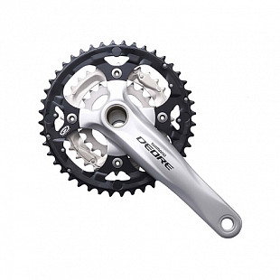 Шатуны Shimano fc-m590 deore 170мм 44/32/22T с кареткой silver ZSM77193