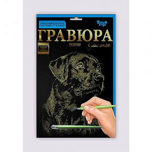 Набор для творчества Dankotoys Гравюра А4 А4-02-03