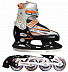 Коньки хоккейные Vimpex Sport PW-223 A-1 Alu orange