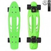 Penny board (пенни борд) Y-Scoo Skateboard Fishbone 22 405-G Green-Black