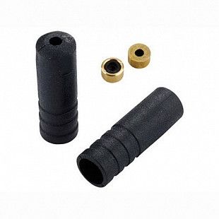 Наконечник оболочки троса Jagwire BOT007 4мм с уплотнением black 1 шт. ZJG17627