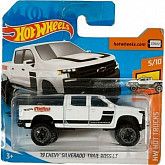 Машинка Hot Wheels Базовой коллекции 19 Chevy Silverado Trail Boss LT 151/250 (5785 GHC37) mainline 2020