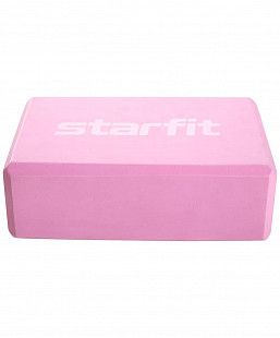 Блок для йоги  Starfit YB-200 EVA  22,5х15 см pink pastel