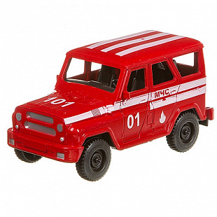 Инерционный автобус YAKO пожарный, серия "На земле, В небе, На море" M9581