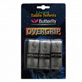 На картинке изображен Обмотка на ручку Butterfly Overgrip grey Обмотка на ручку Butterfly Overgrip grey