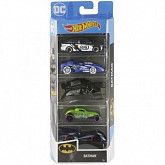Набор машинок Hot Wheels Batman 5 шт. (1806 GHP54)