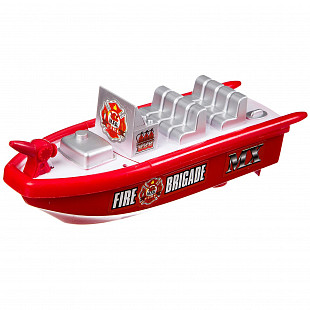 Катер пожарных Bondibon водомётный с брандспойтом "Наше Лето" M6502 red