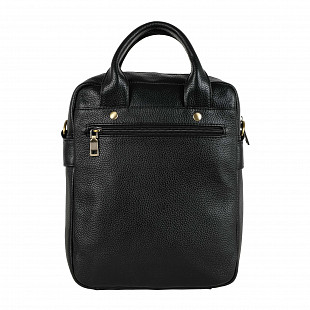 Мужская кожаная сумка Polar 20168 black