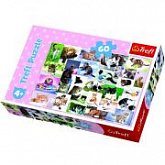 Пазл Trefl Кошачий мир 17332