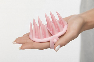 Массажер для мытья головы и ухода за волосами Bradex KZ 0494Pink