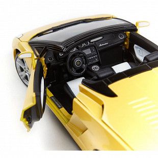 Машинка Bburago 1:18 Lamborghini Gallardo Spyder (18-12016) yellow