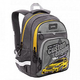 Рюкзак школьный GRIZZLY RB-157-2 /3 grey/yellow
