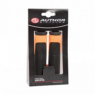 Ручки руля Author AGR-600-D3 130 мм 8-33452006 Black/Orange