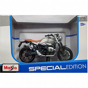 Масштабная модель мотоцикла Maisto 1:18 BMW R nineT Scrambler (39300)