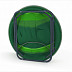 Кресло гриб Zagorod K304 green 114