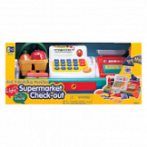 Игровой набор Keenway "Супермаркет":кассов. аппарат, продукты-свет, звук 30251