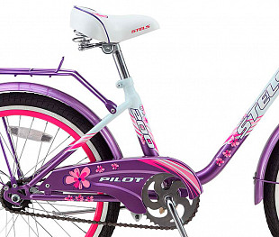 Велосипед Stels Pilot 20" (2016) green/pink/purple