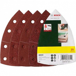 Набор шлифлистов Bosch 2607017112