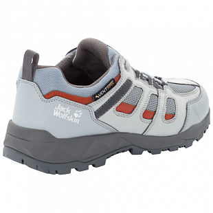 Кроссовки мужские Jack Wolfskin Vojo Hike Xt Vent Low M light grey / dark orange
