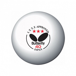 Мячи для настольного тенниса Butterfly ITTF 3 зв