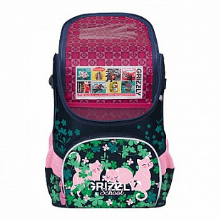 Рюкзак школьный GRIZZLY RAn-082-4 /1 dark blue