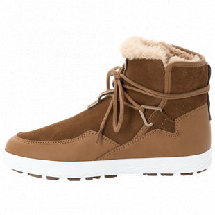 Полуботинки женские Jack Wolfskin Auckland Wt Texapore Boot W desert brown / white