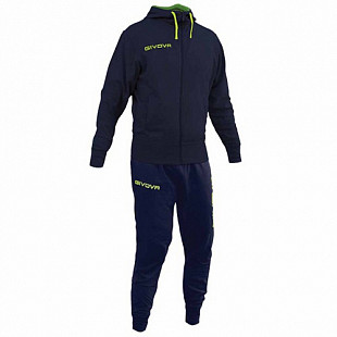 Спортивный костюм Givova Tuta Poker LF28 blue/yellow