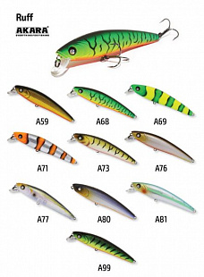Воблер Akara Ruff 90F