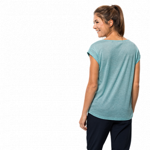 Футболка женская Jack Wolfskin Coral Coast T W aqua