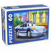 Пазл Рыжий Кот Полицейская машина У60-7214