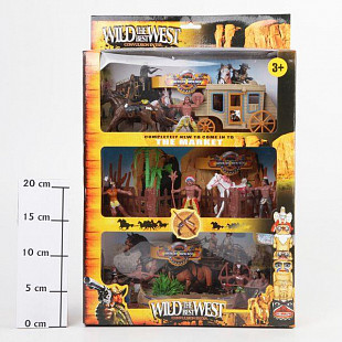 Набор игровой Shenzhen Toys с индейцами WILD WEST 7077-95