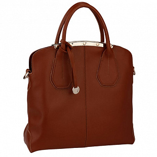 Женская сумка из кожи Pola 3012 dark brown