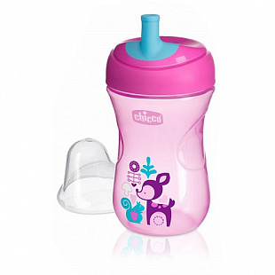 Чашка-поильник Chicco Advanced Cup 266 мл 12+ мес 00006941100050 pink