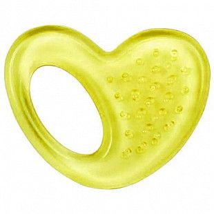 Прорезыватель для зубов охлаждающий Canpol babies Сердце (2/294) yellow