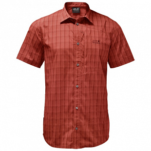 Рубашка мужская Jack Wolfskin Rays Stretch Vent Shirt Men mexican pepper checks