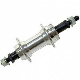 Велосипедная втулка задняя Joy Tech 434 под трещотку 36H ось 3/8"х180х135мм silver ZTB10047