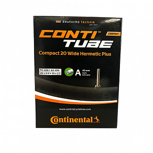 Велокамера Continental Compact Wide Hermetic Plus 20" 50-406/60-507 A40