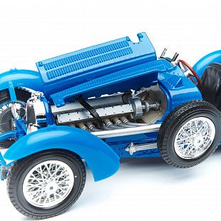 Коллекционная машина Bburago 1:18 Bugatti Type 59 1934 (18-12062) blue