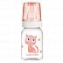 Бутылочка для кормления Canpol babies HAPPY ANIMALS с узким горлышком 120 мл., 0+ мес. (11/851) pink