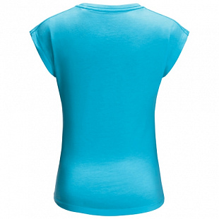 Футболка детская Jack Wolfskin Sunshine T Girls atoll blue