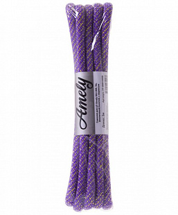 Скакалка для художественной гимнастики Amely 3 м RGJ-304 violet/gold